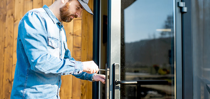 Frameless Glass Storefront Door Locks Replacement in Belvidere, IL